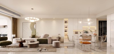 现代客餐厅3D模型下载